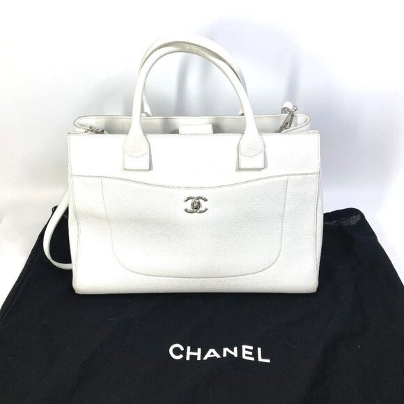 CHANEL A69931 CC CC Mark neo executive large 2WAY Shoulder Bag Hand Bag - Picture 1 of 12